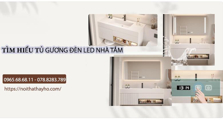 Tìm hiểu về tủ gương đèn LED và ưu nhược điểm của nó trong gia đình